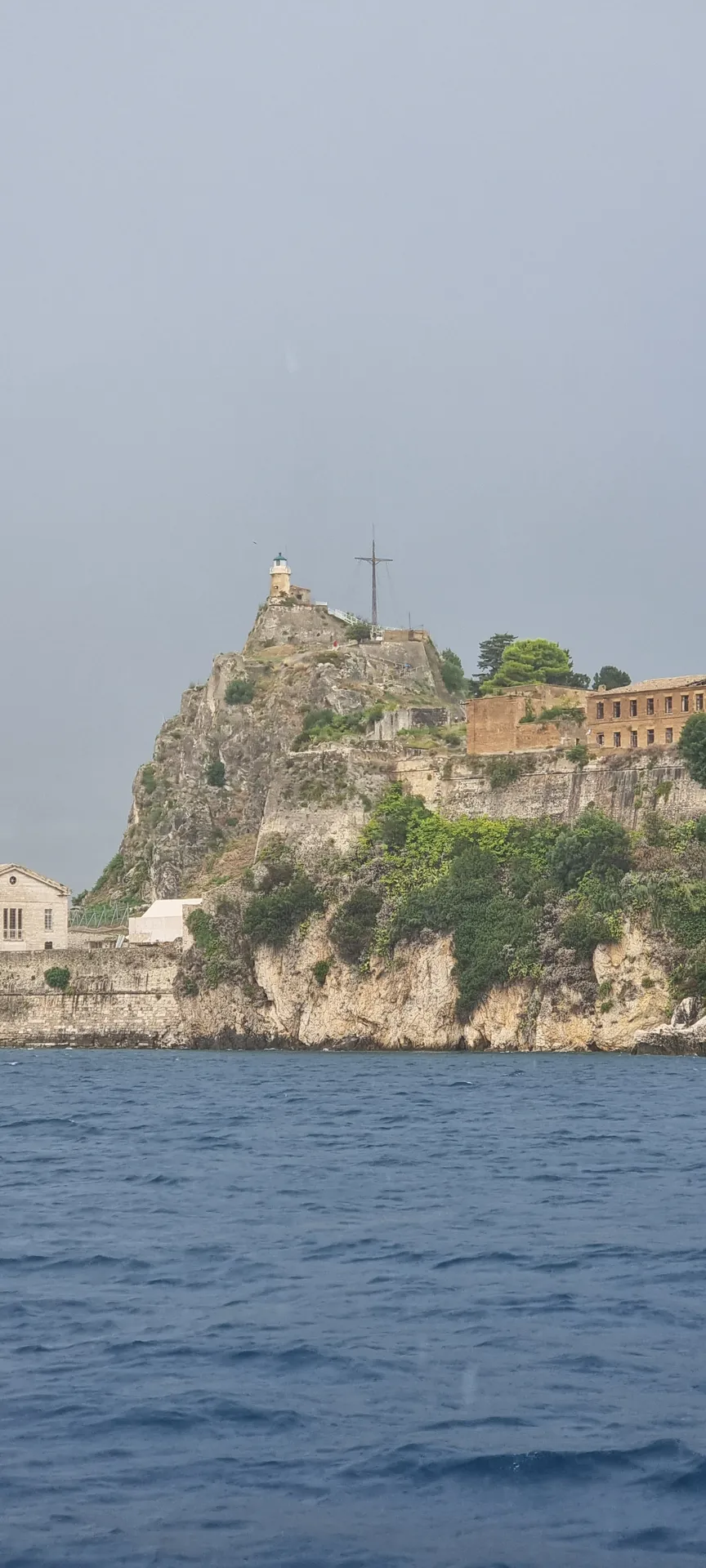 Die Alte Festung von Korfu, von See aus