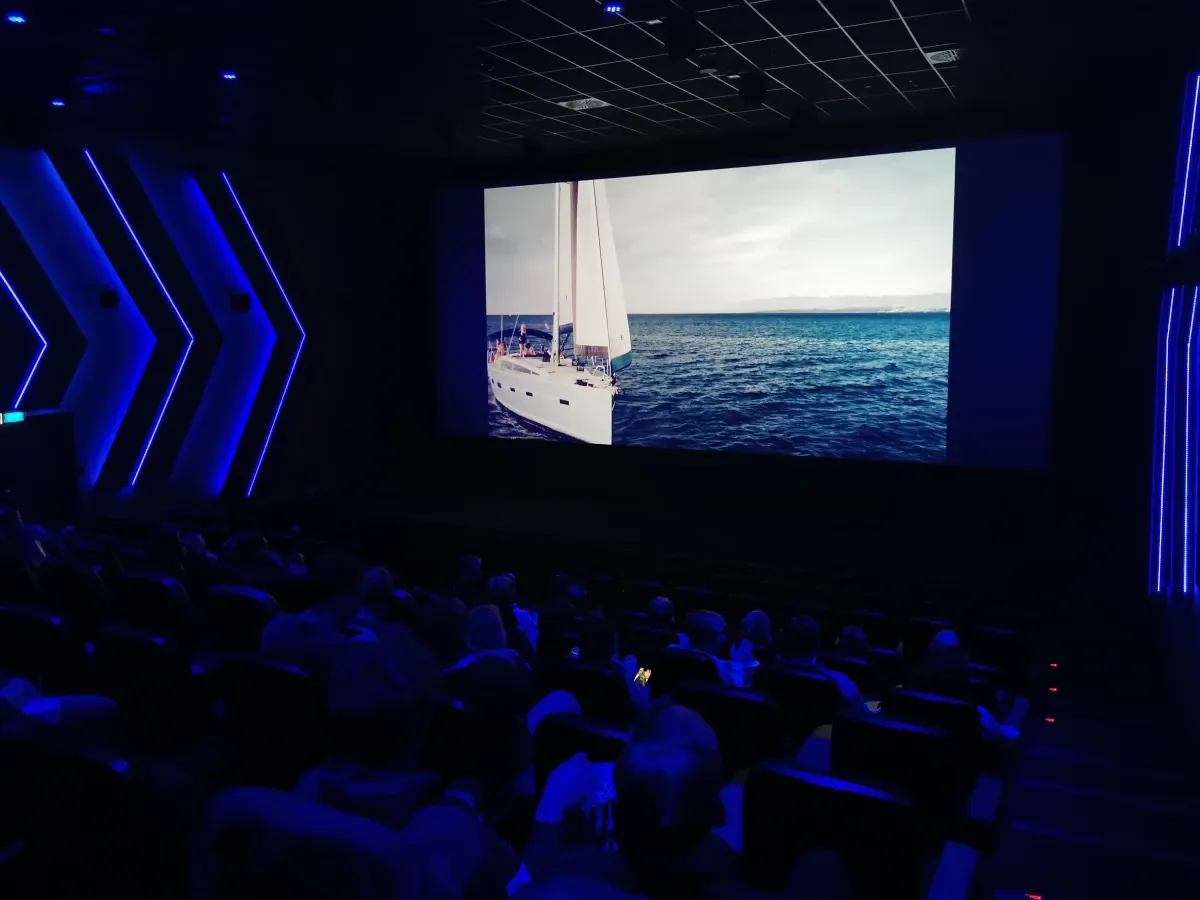 Unser erster Werbespot im Kino.