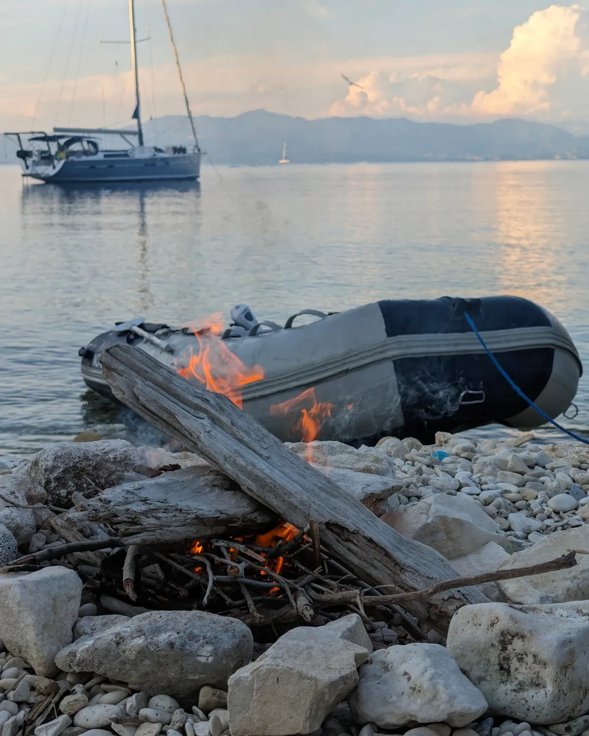 Gemütliche Abende direkt am Meer verbringen.