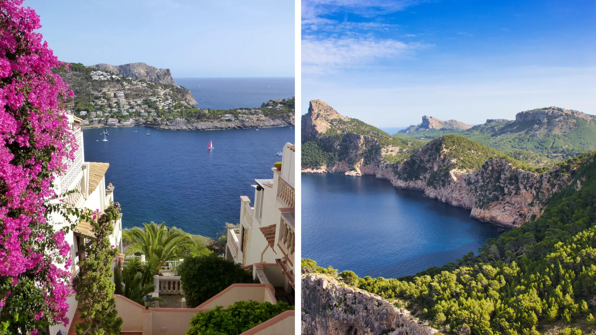 Die schönsten Segelspots an der Ost-, West- und Südküste von Mallorca – traumhafte Buchten, steile Klippen und kristallklares Wasser laden zum Segeln und Erkunden ein.