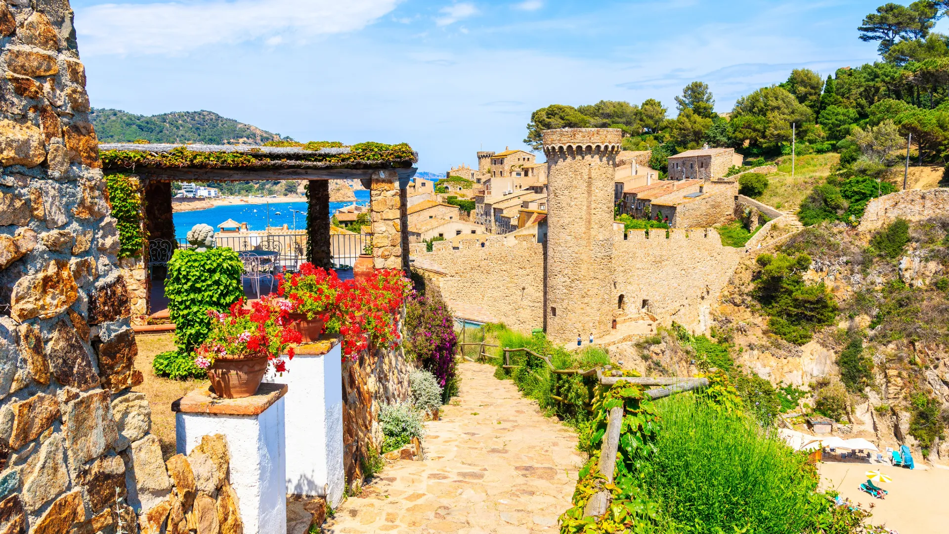 Die beeindruckende spanische Architektur von Palma de Mallorca mit historischen Gebäuden und mediterranem Flair – ein Highlight vor oder nach einem Segeltörn Mallorca.