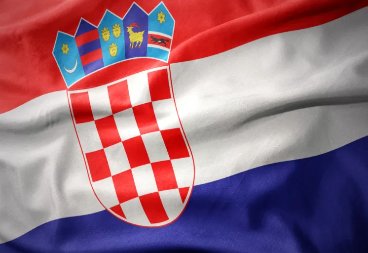 Kroatische Flagge